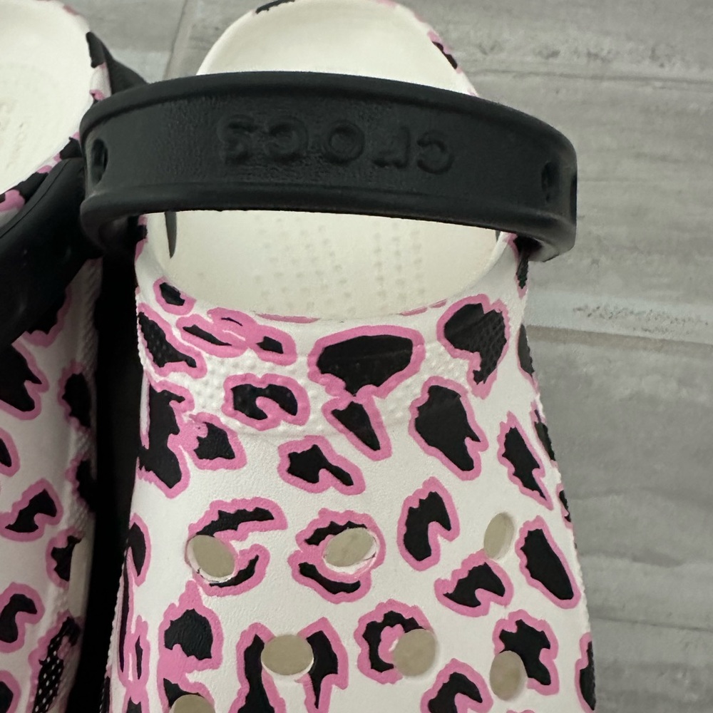 Crocs x Ron English limited edi Party Animal Cruella Bae Platform Clog Size W 8 - Picture 4 of 9
